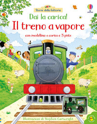 Treno a vapore - con modellino a carica e 3 piste 