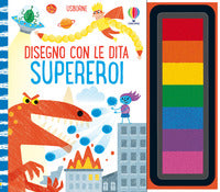 Supereroi - disegno con le dita 