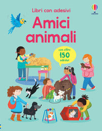 Amici animali - libri con adesivi 