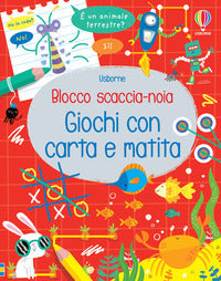 Giochi con carta e matita - blocco scaccia noia 