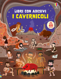 Cavernicoli - libri con adesivi 