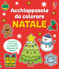 Natale - acchiappasole da colorare 