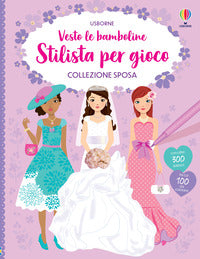 Vesto le bamboline stilista per gioco collezione sposa 
