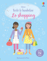 Vesto le bamboline lo shopping - con adesivi 