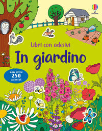 In giardino - libri con adesivi 