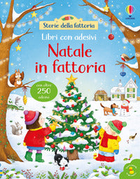 Natale in fattoria - libri con adesivi 