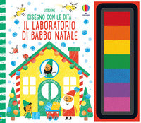 Laboratorio di babbo natale - disegno con le dita 