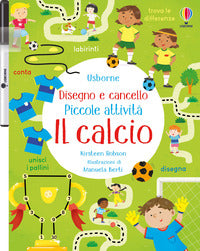 Calcio - disegno e cancello piccole attivita' 