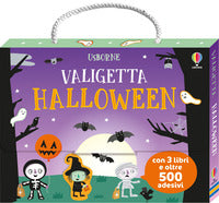 Valigetta halloween - con tre libri e oltre 500 adesivi 