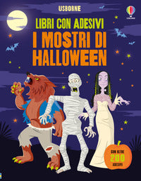 Mostri di halloween - libri con adesivi 