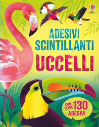 Uccelli - adesivi scintillanti 