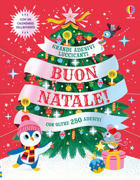 Buon natale ! - con oltre 250 grandi adesivi luccicanti 