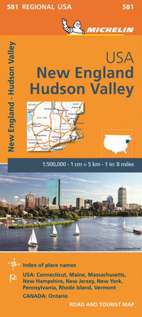New england, hudson valley 1:500.000 