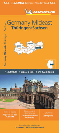 Germania centro est. 1:300.000 
