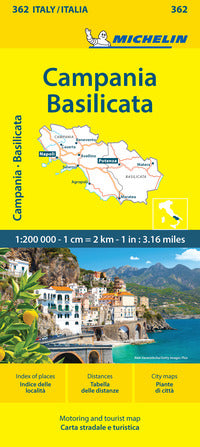 Campania e basilicata 1:200.000 
