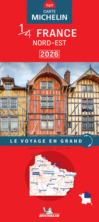Francia nord est - france nord - est 1:500.000 - 2026 