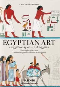 Egyptian art - emile prisse d'avennes - ediz. inglese, francese e tedesca 