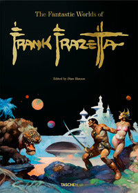 Fantastic worlds of frank frazetta - ediz. inglese francese e tedesca 