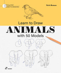 Learn to draw animals with 50 models 