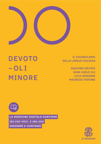 Vocabolario della lingua italiana devoto oli minore 