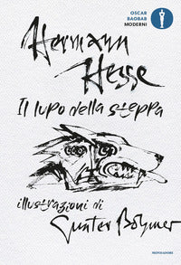 Lupo della steppa - illustrato 