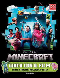 Minecraft gioca con il film - tante attivita' adesivi e poster 