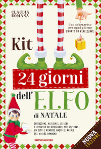 Calendario dell'avvento kit 24 giorni dell'elfo di natale 