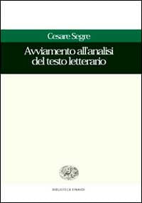 Avviamento all'analisi del testo letterario 