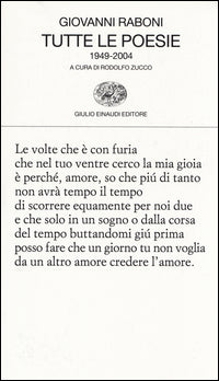 Tutte le poesie (raboni) 1949 - 2004 (2 volumi) 
