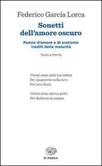 Sonetti dell'amore oscuro. testo spagnolo a fronte 