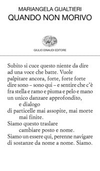 Quando non morivo 