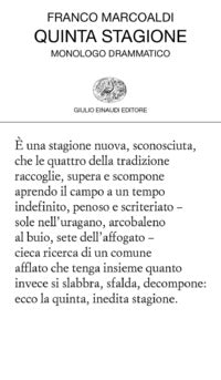 Quinta stagione - monologo drammatico 