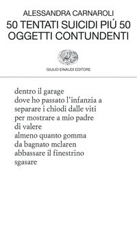 50 tentati suicidi piu' 50 oggetti contundenti 