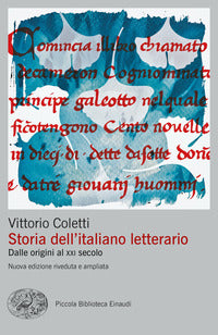Storia dell'italiano letterario - dalle origini al xxi secolo 