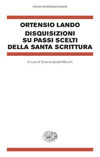 Disquisizioni su passi scelti della santa scrittura 