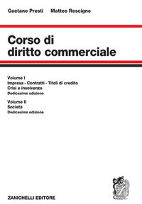 Corso di diritto commerciale - volume unico 