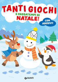 Tanti giochi e passatempi di natale ! con adesivi 