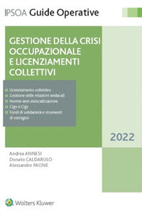 Gestione della crisi occupazionale e licenziamenti collettivi 