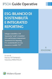 Esg: bilancio di sostenibilita' e integrated reporting 