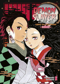 Demon slayer - libro da colorare ed.rossa 