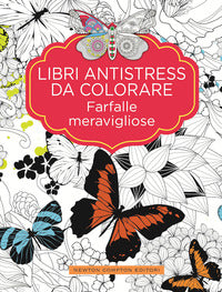 Libri antistress da colorare - farfalle meravigliose 