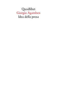 Idea della prosa 