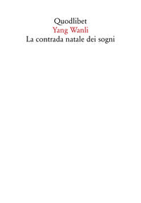 Contrada natale dei sogni - un'antologia 