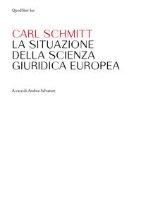 Situazione della scienza giuridica europea 
