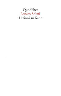 Lezioni su kant 