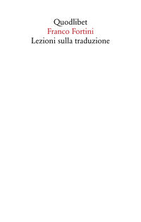 Lezioni sulla traduzione 