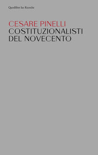 Costituzionalisti del novecento 