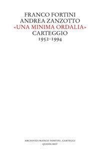 Minima ordalia carteggio 1952-1994 