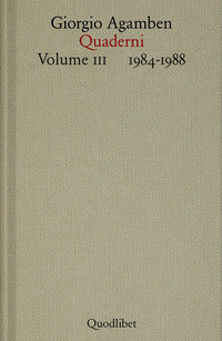 Quaderni volume 3 1984 - 1988 