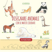 Disegnare animali con le matite colorate - per principianti 